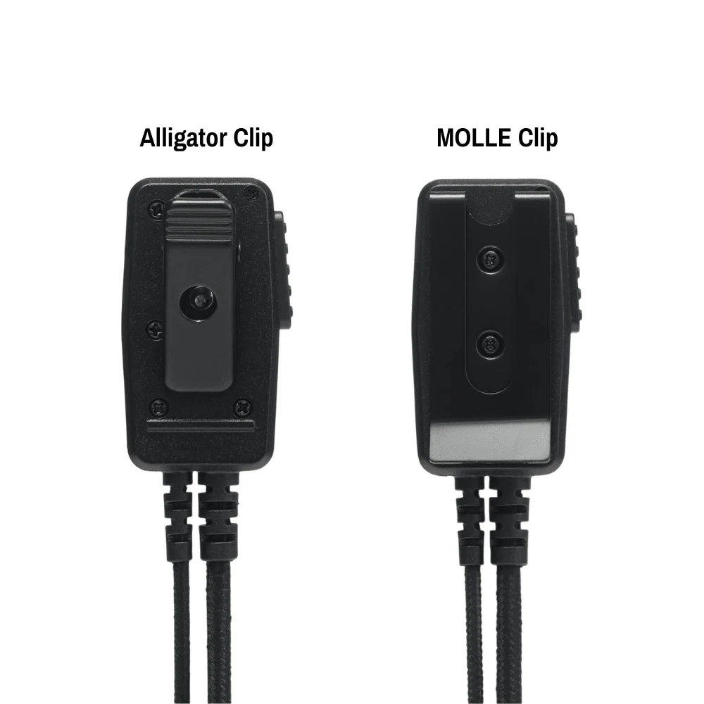 CYCLONE2 - PTT Microphone, Quick Disconnect, Acoustic Tube Earpiece - Image 2