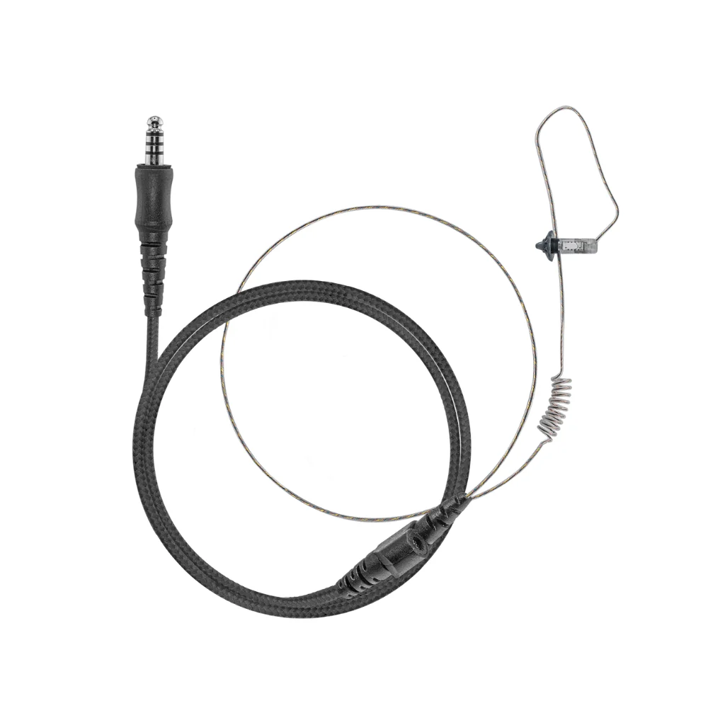 N-ear 360 Flexo Earpiece, Tactical In-Line Mic, NEXUS