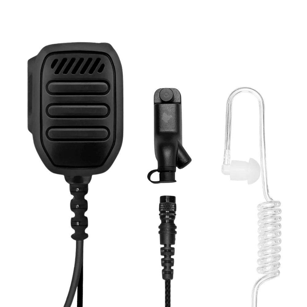 TRIAD2™ Waterproof (IP68) PTT/Mic, Quick Disconnect, Earpiece